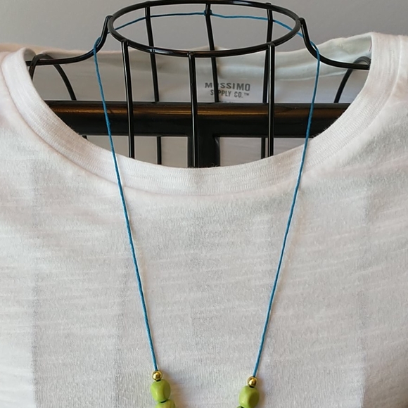 Bead and Tassel Necklace - Picture 3 of 7